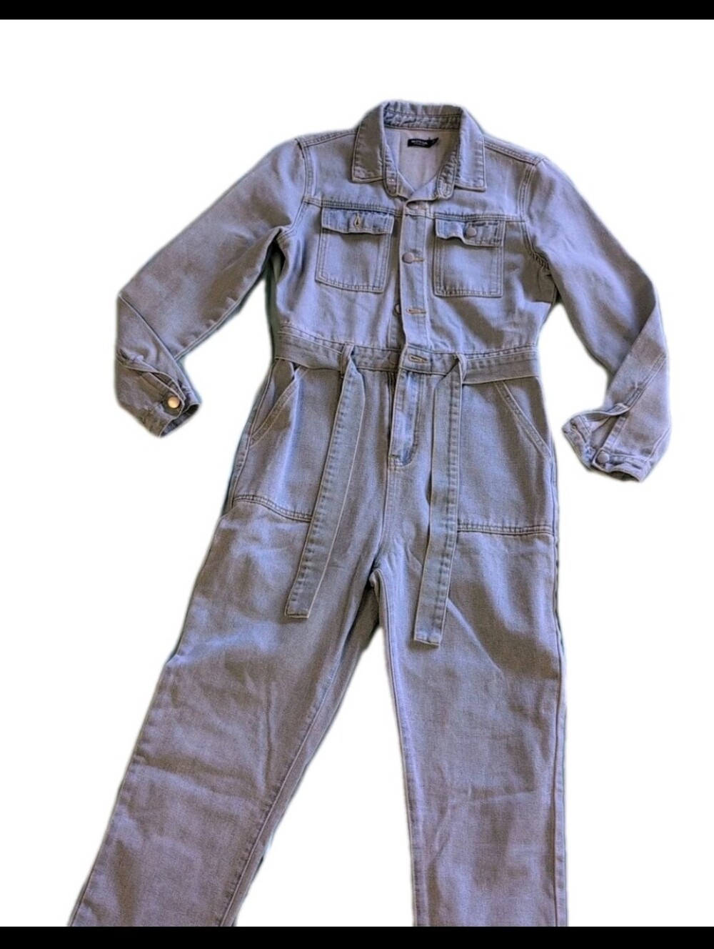 Nasty Gal Denim Jumpsuit US 6